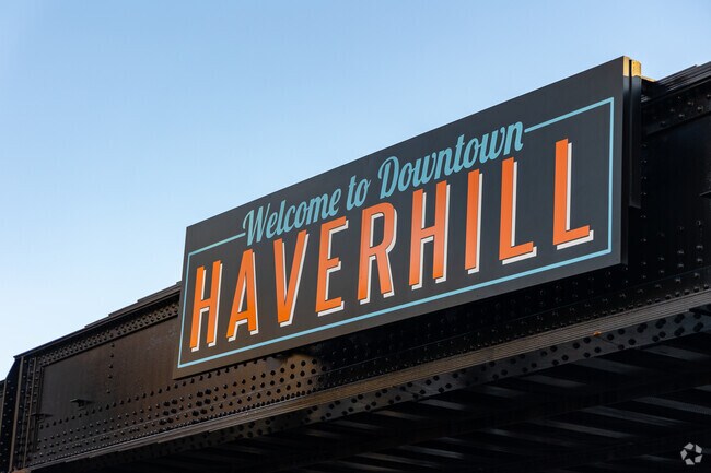 The Welcome to Haverhill sign marks entry to a city rich in history and culture.