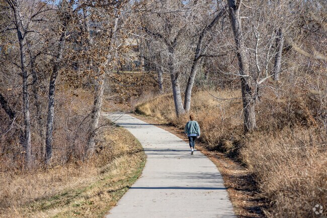 The many trails of Willow Creek weave their way through the Foxridge neighborhood.