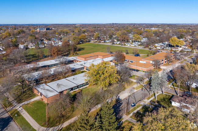 A view of Schenk Elementary in Eastmoreland.