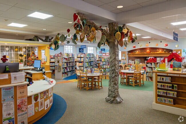 The children's room is a colorful part in the Public Library of Downtown Massillon.