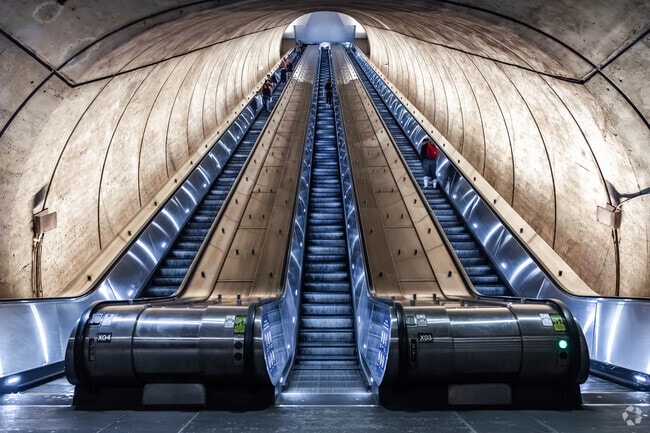 The Bethesda Metro station is 1 of 3 available to North Bethesda residents.
