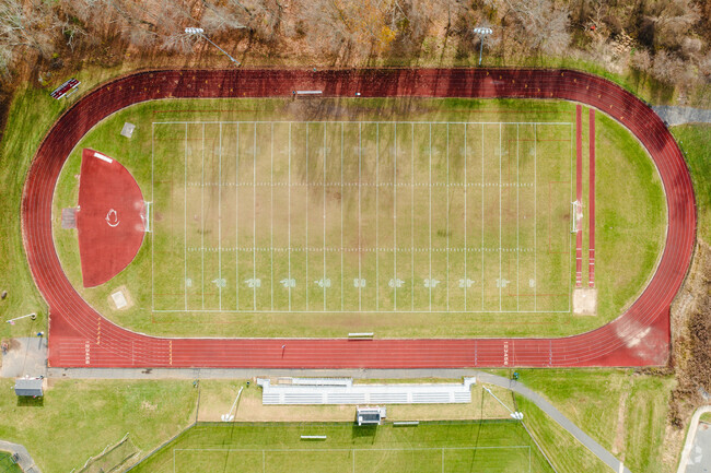 Quaboag Regional has large football field with a track for the students to use.