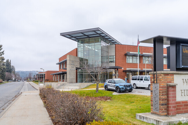 West Valley High School features a newly updated building.