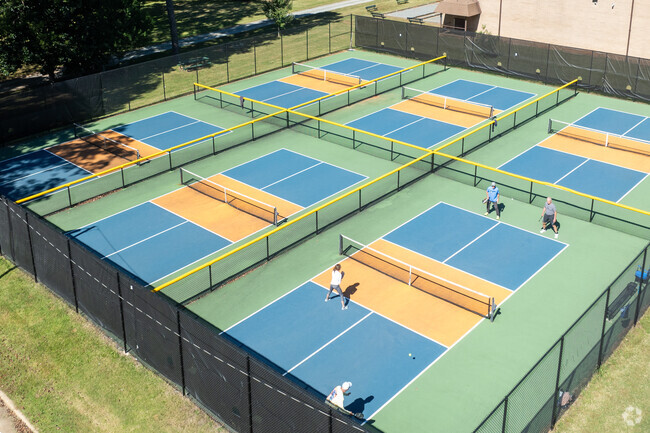 Enjoy some pickle ball at Smith Community Park in the White Oak neighborhood.