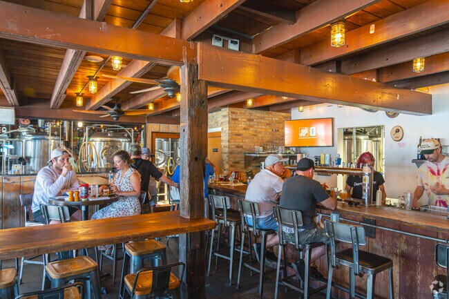 Sip on tasty craft beers while you enjoy delicious pub grub at Dewey Beer Co. in Dewey Beach.