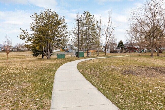 Walking path at Westpointe Park.