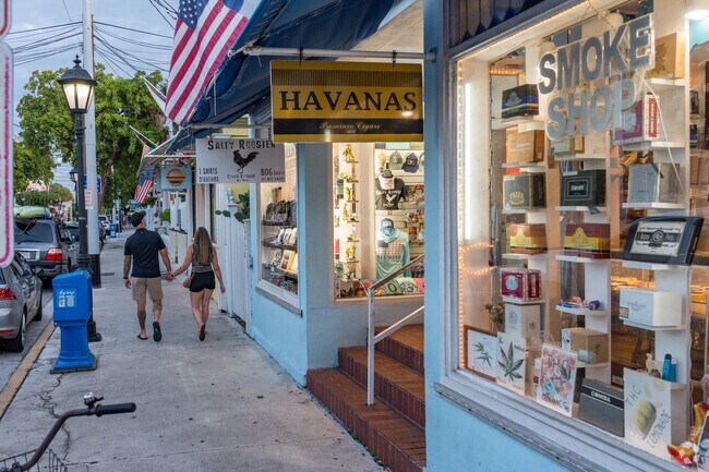 Duval Street is just a short drive from Stock Island and a great place to do some shopping.