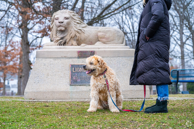 Lions Park offers Frances Slocum residents a place to play and walk the dog.