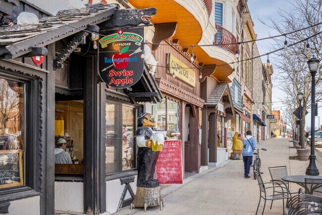 Baumgartner's is a cheese and specialty shop in downtown Monroe, which also has a lively pub for drinks and food.