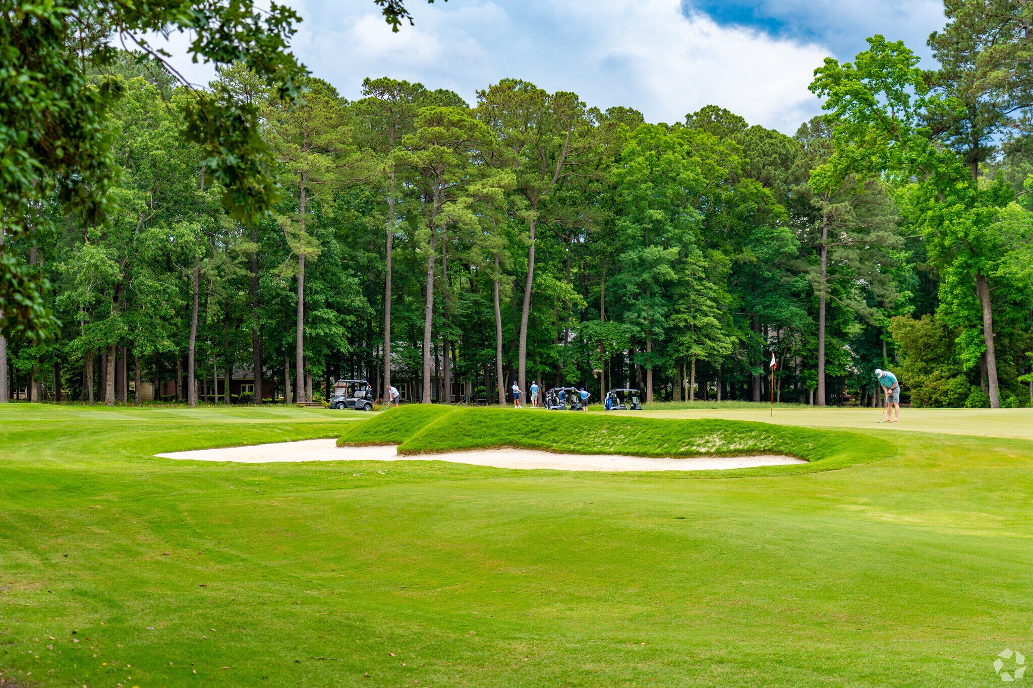Golfing at MacGregor Downs Country Club is a popular pastime for area residents.