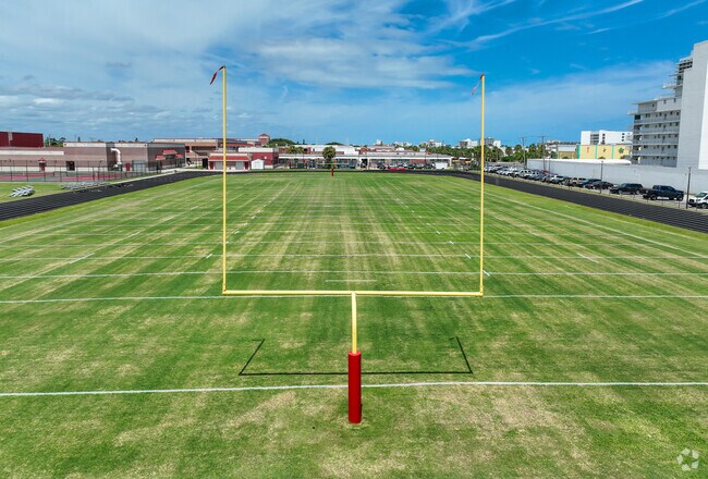 Seabreeze High School, in the Plantation Bay community, is well known for it's football program.