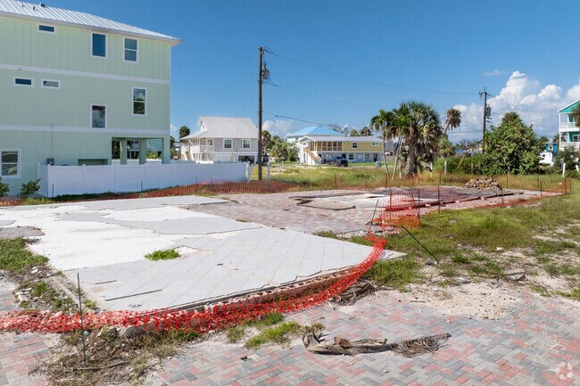 Hurricane Ian wiped out some houses right down to the foundation.