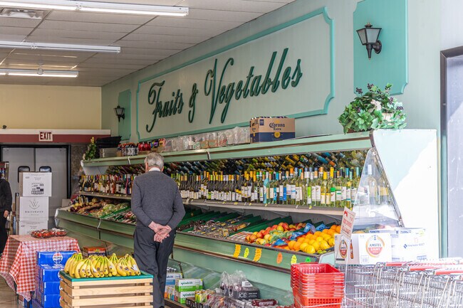 Pick up groceries at Adam's Shore Super Market right in the Adams Shore neighborhood.