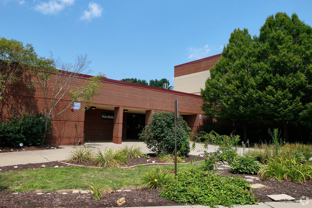 Haine Middle School serves students throughout Cranberry Township from fifth to sixth grade.