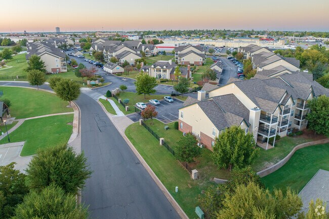 The Villas at Stonebridge offers upscale living with resort-style amenities in the heart of Edmond.