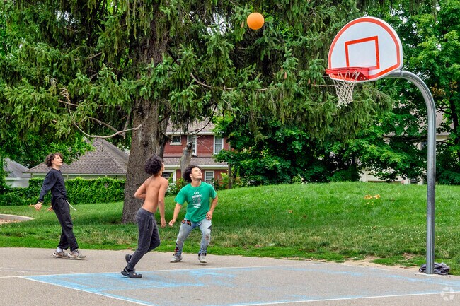 Reed Street Park in Edison hosts neighborhood basketball games.