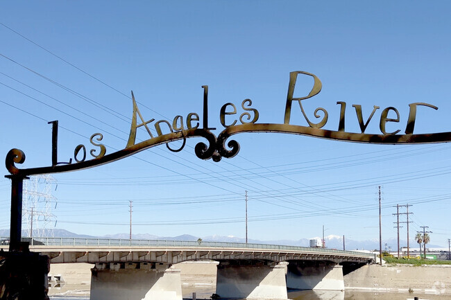Take a visit to the iconic LA River trail in Maywood.
