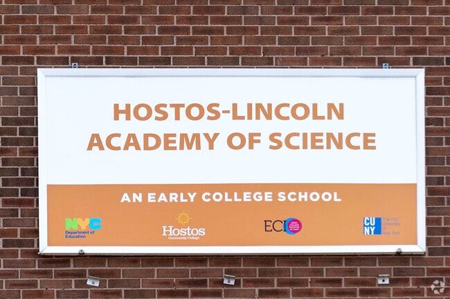 Hostos Lincoln Academy currently educating around 570 students.