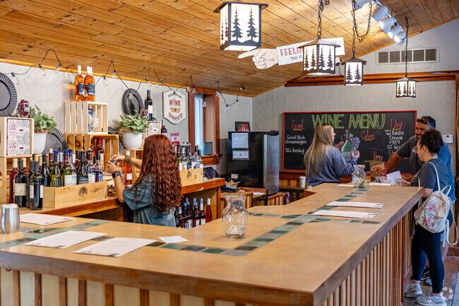 The Winery motto at Glen Arbor's Cherry Republic is 