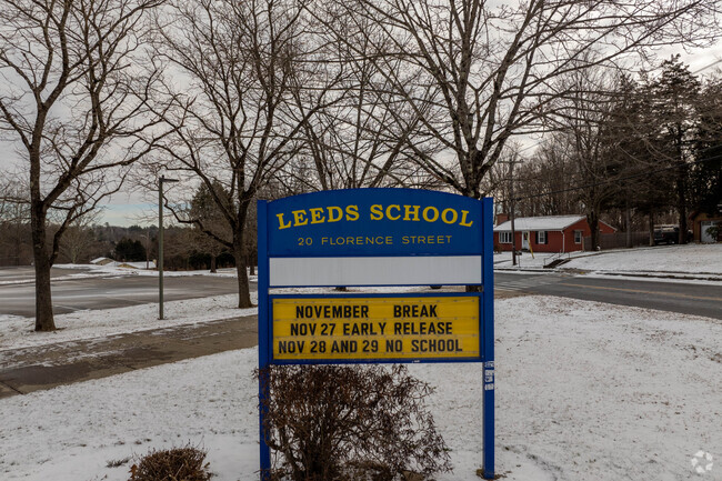 Leeds Elementary School in Leeds, MA is a public pre-K and elementary school.