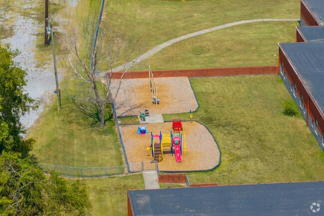 Stratton Elementary School has multiple playgrounds for recess in Madison.