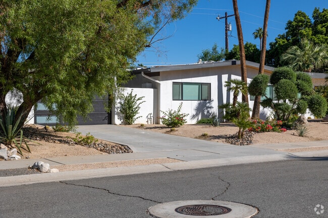 Most homes in Oasis del Sol have spacious driveways with big backyards.