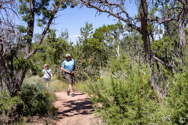 A couple hikes one of the many trails in Old Las Vegas Corridor.