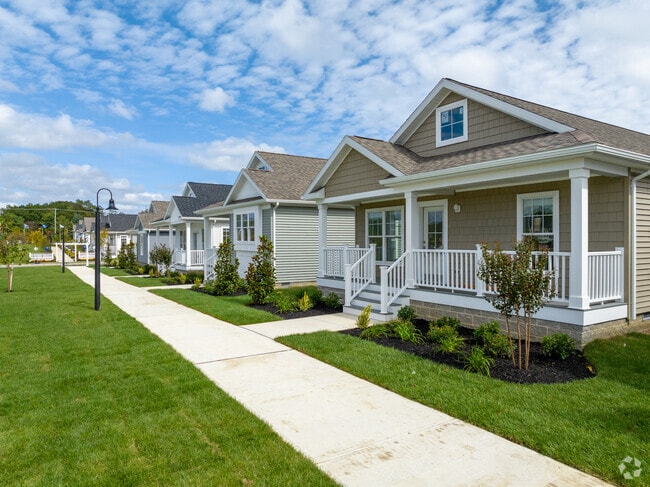 Newer cottage style homes are a popular option in Barnegat.