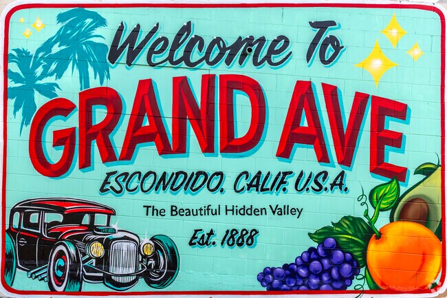 Central Escondido is famous for the Friday night “Cruisin’ Grand” vintage car show.