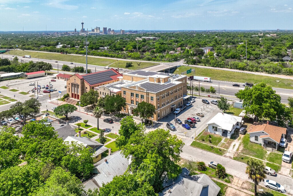 Aerial Of Jubilee Highland Park In The Highland Park Neighborhood Of San Antonio, TX.