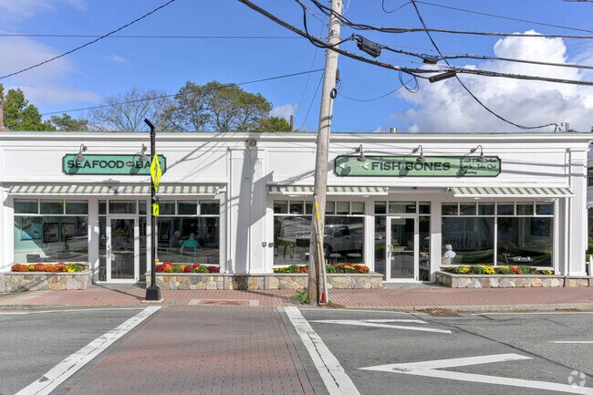 Fishbones is a popular seafood eatery and fish market.