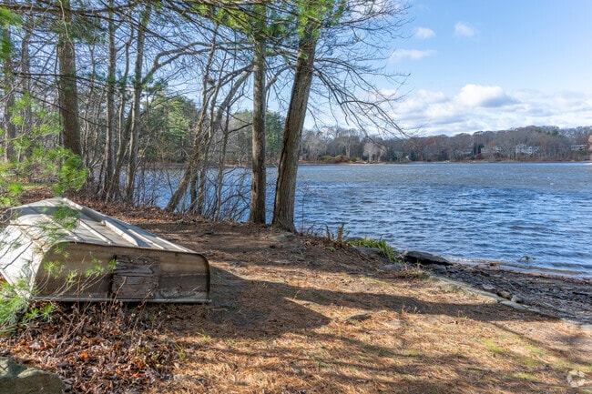 Canoe Brook Lake offers serene waters and a waiting rowboat for West Trumbull visitors.