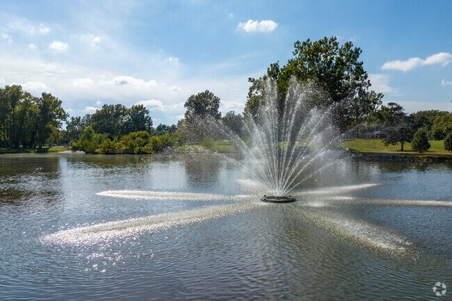 Miller Park features a lagoon and golf course.