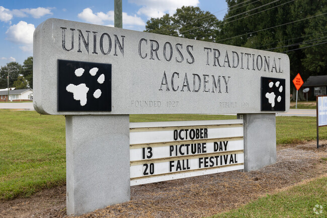 The Union Cross Elementary School hosts community events throughout the year.