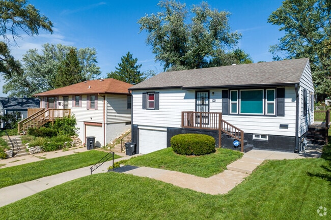 Crown Point features rows of well-maintained raised ranch-style homes.
