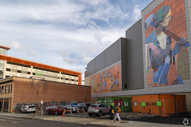 Beautiful murals perfectly display the lively community of Upper South Providence.