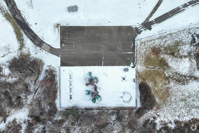 Wexford Elementary School has a playground for kids to enjoy at recess.