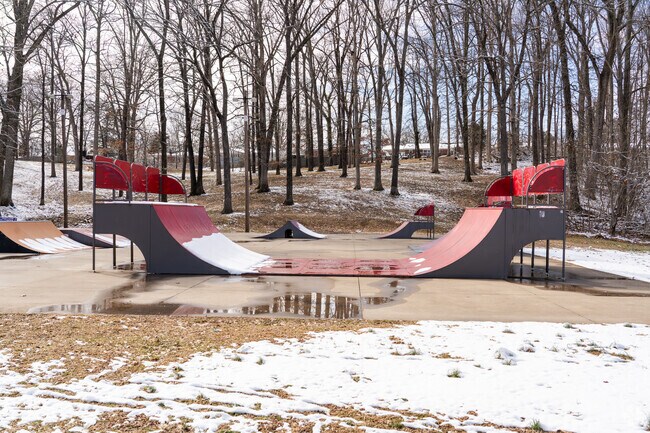 Radcliff City Park has a skate park that is beloved by the locals.