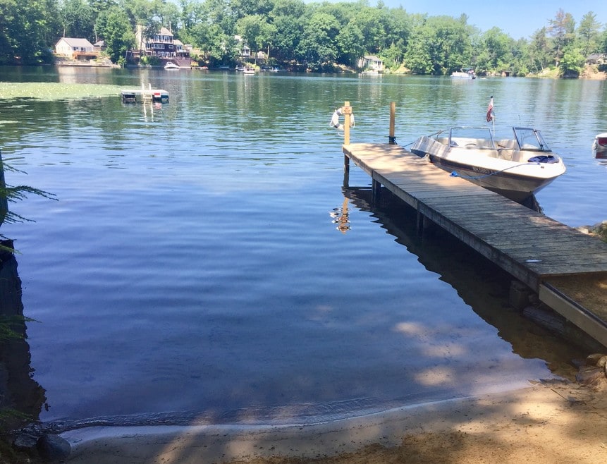 Swim & fish off your private beach dock