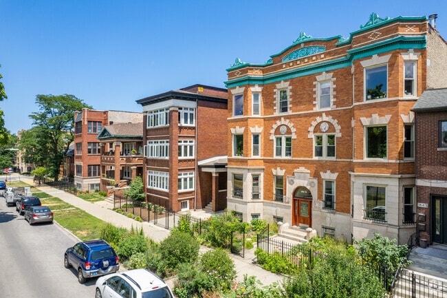 Many condos are located in 100- year-old, ornately detailed brick buildings in Logan Square.