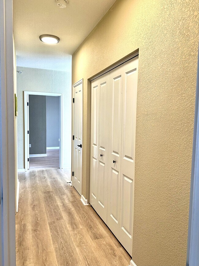 Hallway leading to master bedroom.