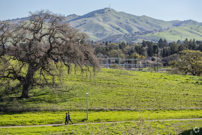 California State University in The Highlands neighborhood is surrounded by nature trails.