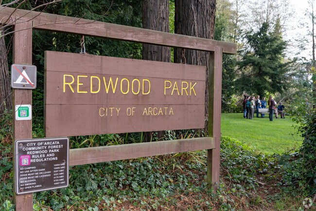 Cal Poly uses Redwood Park for outdoor education sessions.