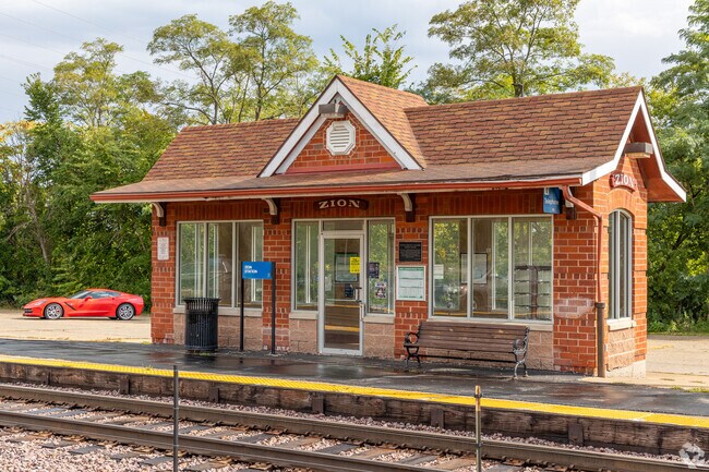 The Zion Metra station makes getting to Chicago from Dunes Manor a breeze.