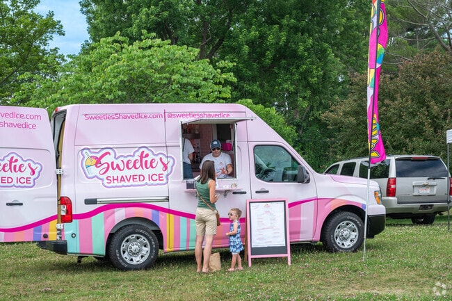 Cool Down with a Sweetie's Shaved Ice while you shop at the Kingston Farmers Market.