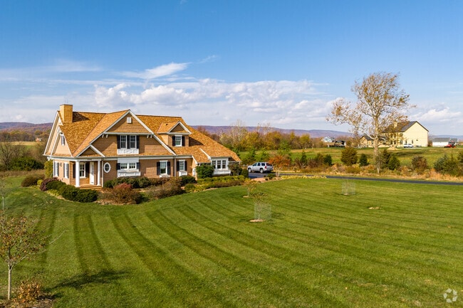 Charming, newly constructed homes on massive lots are common in Lewistown.
