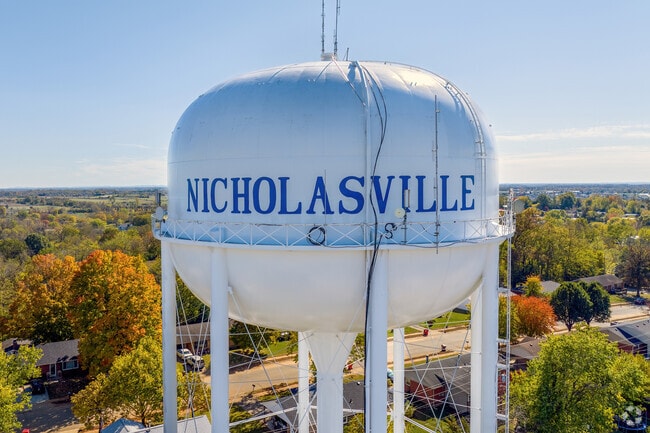 The Northeast Nicholasville water tower is easily spotted driving through the neighborhood.