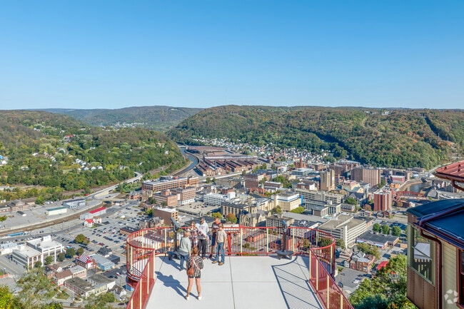 Commuting to Johnstown for Revloc residents takes about 20 minutes.