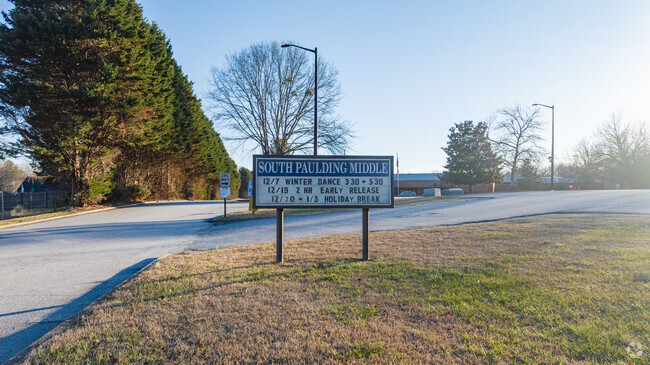 South Paulding Middle School is located at 592 Nebo Rd, Dallas, GA 30157.
