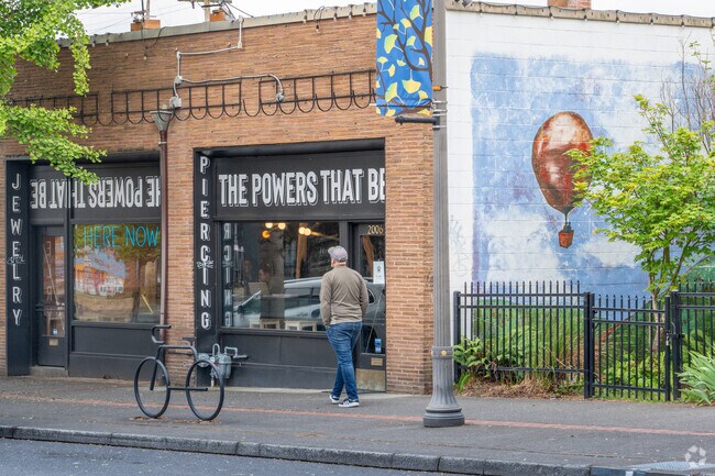 The charming streets of the Hough neighborhood are perfect for an afternoon walk.